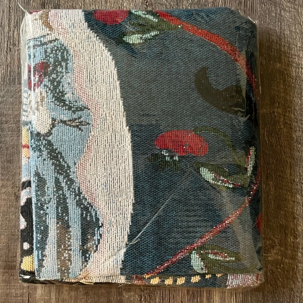 Last* Nathalie Lete MARIA illustration w/ Gobelins woven fabric! Wall tapestry!